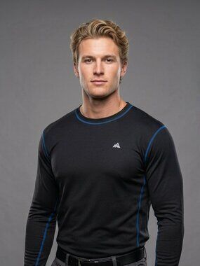 EMS Men's Techwick Base Layer Crewneck Longsleeve Shirt